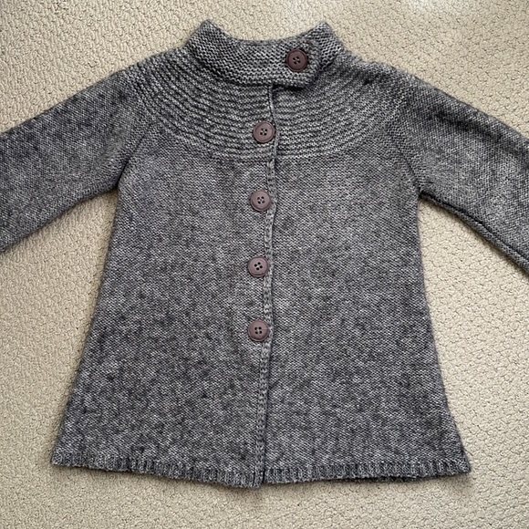 In 2 Anthropologie acrylic and alpaca bell sleeve knit sweater - Picture 2 of 12